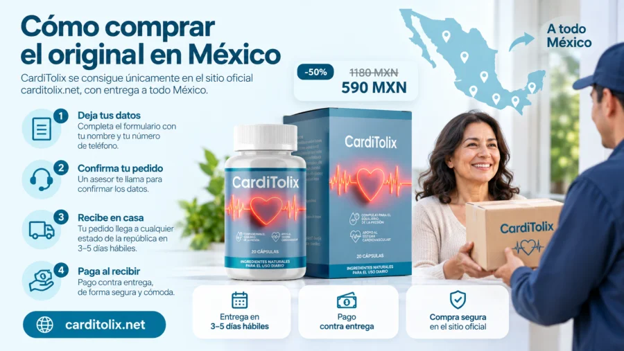 CardiTolix — producto original, compra en el sitio oficial en México