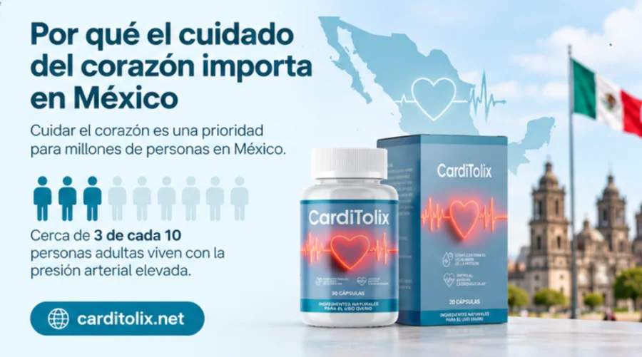 CardiTolix — suplemento en cápsulas, frasco y caja